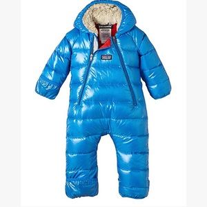 Patagonia Hi Loft Bunting in Andes Blue size 0m